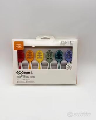 Numnum Cucchiaini Svezzamento 6 Pz Silicone 6-18m