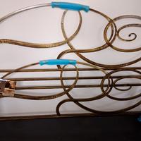 Letto matrimoniale in ferro battuto Cosatto