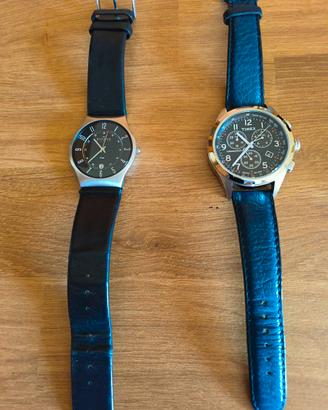 Set 2 orologi: Cronografo Timex Indiglo e Skagen