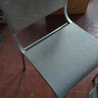 sedia da giardino più sgabello 