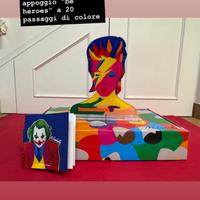 Marco Lodola serigrafia plexiglass  be heroes