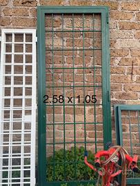 Cancello zincato 2.58 x 1.05