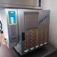 friggitrice  professionale cappa incorporata 
