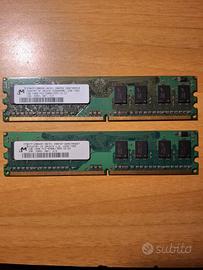 Micron MT8HTF12864AY-667E1 RAM  DDR2 da 2GB