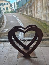 portalegna a forma di cuore