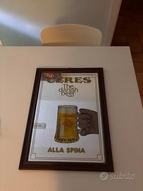 Specchio pub vintage Ceres originale anni80