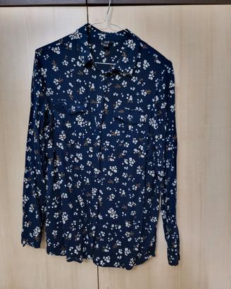 Camicia OVS a maniche lunghe a fiori con taschini
