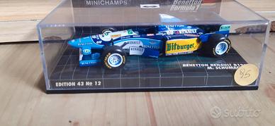 MODELLINO MINIICHAMPS BENETTON B195 1995 SCHUMACH 