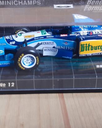 MODELLINO MINIICHAMPS BENETTON B195 1995 SCHUMACH 