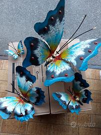 Farfalle in ferro battuto