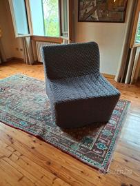 Poltrona letto Lyksele  fodera colore grigio