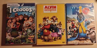 DVD I Croods, Alvin Superstar 2, Rio