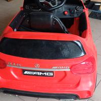 auto elettrica per bambini/bimbe mercedes rossa