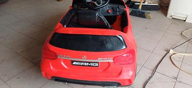 auto elettrica per bambini/bimbe mercedes rossa