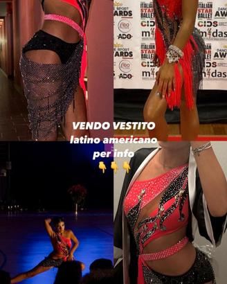vestito ballo latino americano 