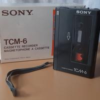 Registratore a cassette Sony TCM-6 NON FUNZIONA