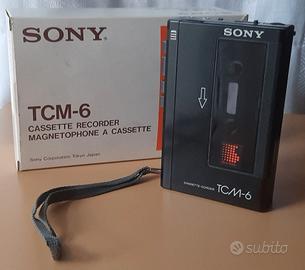Registratore a cassette Sony TCM-6 NON FUNZIONA