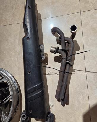 collettori + scarico originale Bmw K100 anno 1985