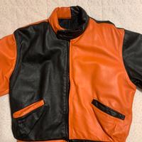 Giubbotto in vera pelle - stile Harley Davidson