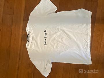 Maglia palm angels bianca taglia S
