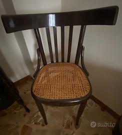 Sedie fondo in paglia intrecciata