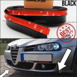 SPOILER PER Alfa 156 166 Lama SOTTO PARAURTI Nero