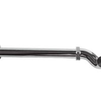 n.2  Sifoni in ottone cromato a "S" 1' pollice