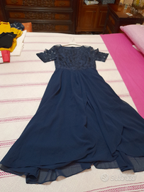 Abito lungo da cerimonia tg 42 S