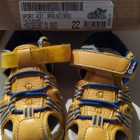 SANDALI BIMBO colore GIALLO NATURINO Tg.22