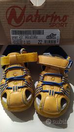 SANDALI BIMBO colore GIALLO NATURINO Tg.22