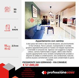Grazioso bilocale arredato con cantina