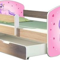 Lettino unicorno bimba 