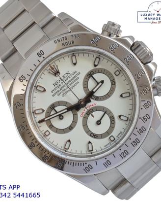 ROLEX Daytona 116520 K45 cream Luminova dial 2002