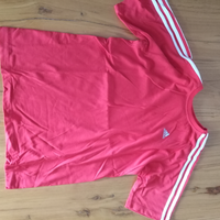 Maglietta t-shirt Adidas rosso e bianco