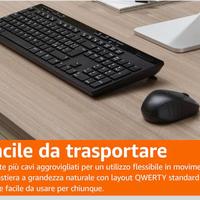 Tastiera + Mouse Wireless NUOVA sigillata