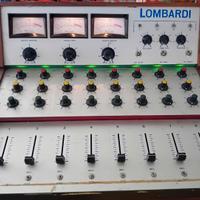 Impianto Lombardi anni 70 -Mixer 8 canali + 2 ampl