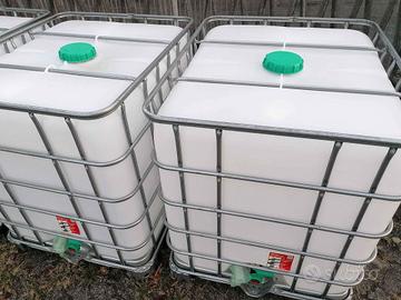 Vasconi da 1000 litri per raccolta acqua