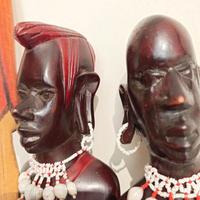 Coppia Masai artigianato africano
