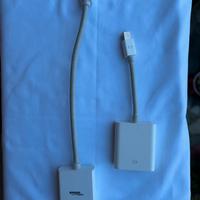 connettori mini display port con VGA/HDMI per Mac