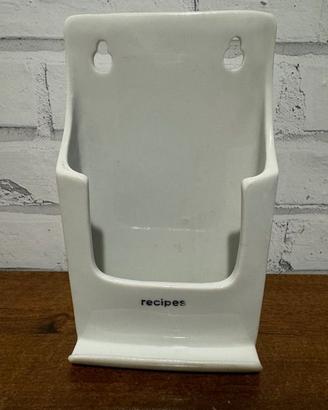 Porta ricevute e scontrin in ceramica da appendere