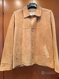 Giacca scamosciata vera pelle