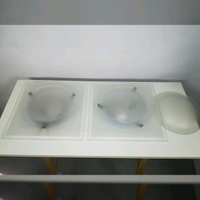 PLAFONIERE VETRO OPACO bianco 2 PEZZI