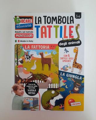 TOMBOLA TATTILE DEGLI ANIMALI METODO MONTESSORI