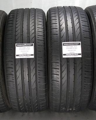 4 PNEUMATICI USATI 215/50R18 92V R40 TOYO GOMME ES