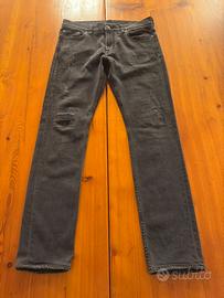 Denim nero da uomo brand :7 For all manking