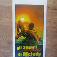 Manifesto originale Gli amanti di Melody