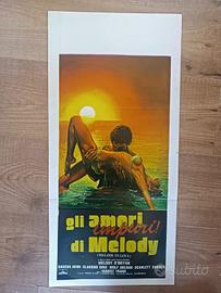 Manifesto originale Gli amanti di Melody