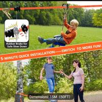Kit per Zip line Teleferica Bambini  e Adulti