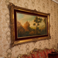Quadro Olio W. Marshall 150x90 Cornice Barocca