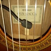 chitarra classica amplificata  yamaha cgx171cca
